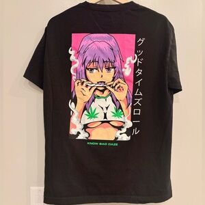 Zumiez anime stoner kawaii graphic t shirt